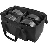 PCS RGBW Accu podiumlicht met tas, 12 LED oplaadbare par licht met functie timer en 7 verlichtingsmodi, 8 CH batterij spotlight outdoor voor bruiloft bar DJ Show disco - Maat 4PCS +Bag