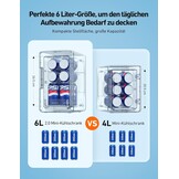 AstroAI Mini-koelkast, 6 l, draagbaar, met koelchip, 2,58 kg, 220-240 V