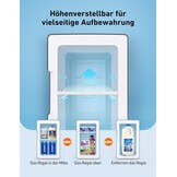 AstroAI Mini-koelkast, 6 l, draagbaar, met koelchip, 2,58 kg, 220-240 V