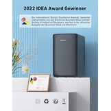 AstroAI Mini-koelkast, 6 l, draagbaar, met koelchip, 2,58 kg, 220-240 V