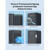 AstroAI Mini-koelkast, 6 l, draagbaar, met koelchip, 2,58 kg, 220-240 V