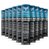 TRIAX Atlas 600 Blauw Volledig synthetisch vet, Hoge temperatuur -40°C tot + 232°C, NLGI-2, Lagers/wiellagers, Langdurig vet, Waterdicht/Marine, Hoge hechting, Hoogwaardig vet (10x400g patroon)