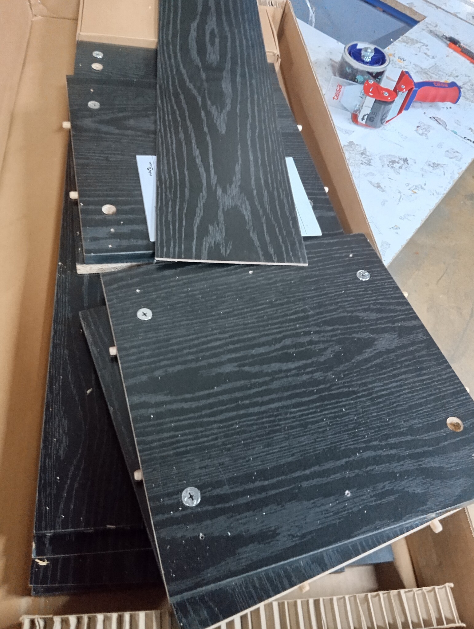 vidaXL Wandkast Zwart Eiken 34,5 x 34 x 90 cm Bewerkt hout