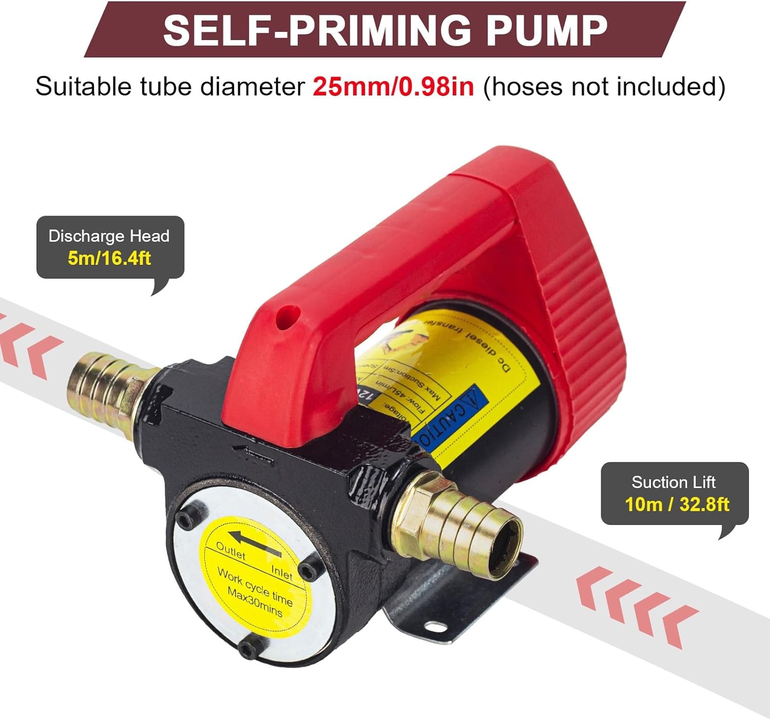12V Diesel Transferpomp 175W | Draagbare Oliepomp met Korting