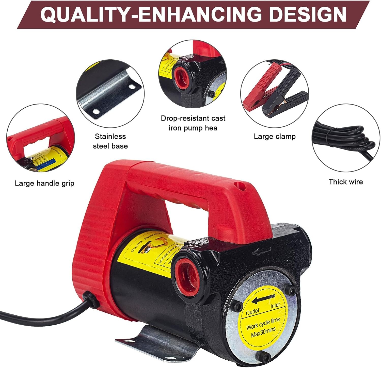 12V Diesel Transferpomp 175W | Draagbare Oliepomp met Korting