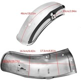 Motorfiets achterspatbord, Flares Mud Flaps Mudguard Guard Motorfiets Spatbord Bekleding Spatbord Cover voor GN125/GN250
