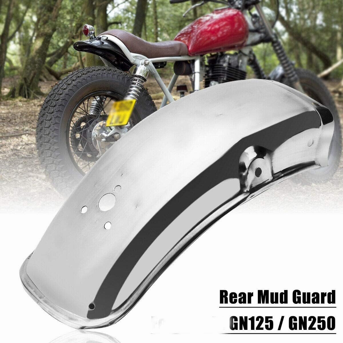 Motorfiets achterspatbord, Flares Mud Flaps Mudguard Guard Motorfiets Spatbord Bekleding Spatbord Cover voor GN125/GN250