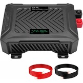 DATOUBOSS Universele dubbele spanningsomvormer, 12 V/24 V naar 230 V, 1500 W/3000 W, zuivere sinus 3000 W/6000 W piekvermogen, met intelligent detectiesysteem, lcd-display en 2 EU-stopcontact - Maat 12V1500W/24V3000W