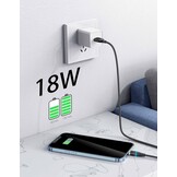 Magnetische USB C Kabel Zwart 2x2m | 72% Korting | 18W QC 3.0 Snelladen