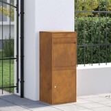 vidaXL Pakket inwerp box Roestig 41 x 38 x 103 cm Cortenstaal