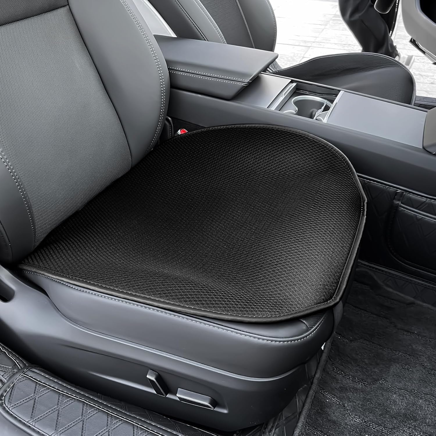 Stoelhoes Voorstoel Tesla Model 3 2024 (Zwart) - 75% Korting