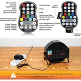 LED Lichteffecten Set 4x Oplaadbaar - 30% Korting!
