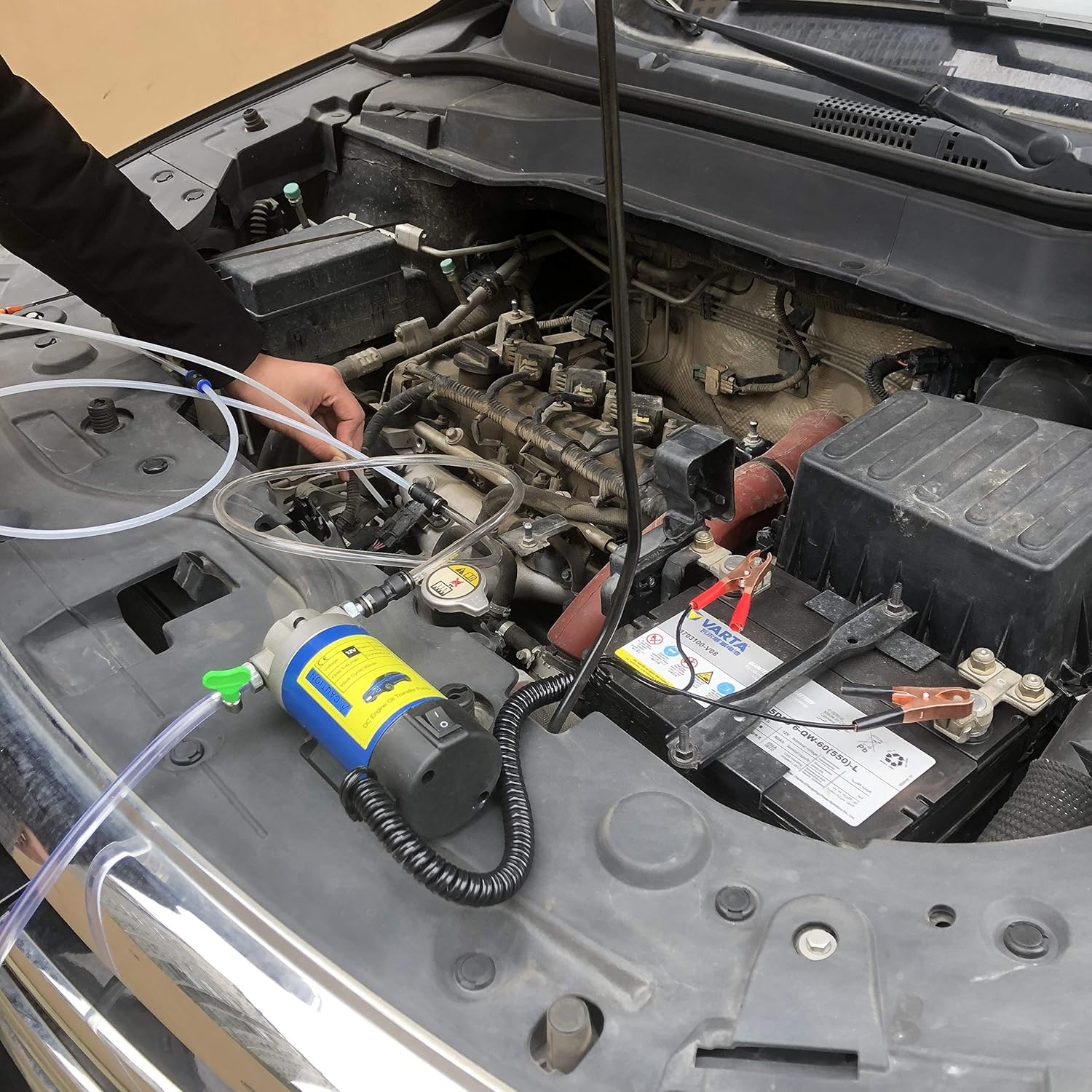 12V Dieselpomp voor Motorolie & Diesel - 100W | Geluidsarm