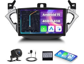 Android Autoradio 9" voor Opel Corsa E/Adam - Carplay, Android Auto, GPS (-59%)