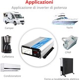 Pure Sinus Omvormer 2000W - 12V naar 220V/230V - Camper, Auto