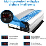 Pure Sinus Omvormer 2000W - 12V naar 220V/230V - Camper, Auto