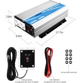Pure Sinus Omvormer 2000W - 12V naar 220V/230V - Camper, Auto