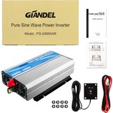 Pure Sinus Omvormer 2000W - 12V naar 220V/230V - Camper, Auto