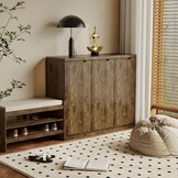 Zelfklevende Houtnerf Folie Vintage Bruin 90x300cm - 33% Korting