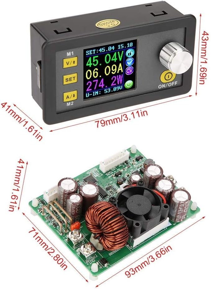 Regelbare DC-DC Voeding 50V 20A met LCD & Geheugen - 29% Korting