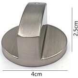 Universele Gasfornuis & Oven Knoppen (8 stuks) Zilver | 31% Korting
