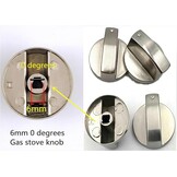 Universele Gasfornuis & Oven Knoppen (8 stuks) Zilver | 31% Korting