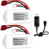 RC Boot Accu 11.1V 2000mAh 15C met T-stekker - 29% Korting