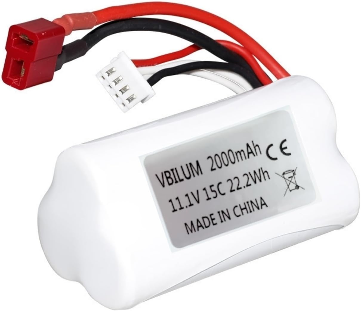 RC Boot Accu 11.1V 2000mAh 15C met T-stekker - 29% Korting