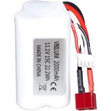 RC Boot Accu 11.1V 2000mAh 15C met T-stekker - 29% Korting
