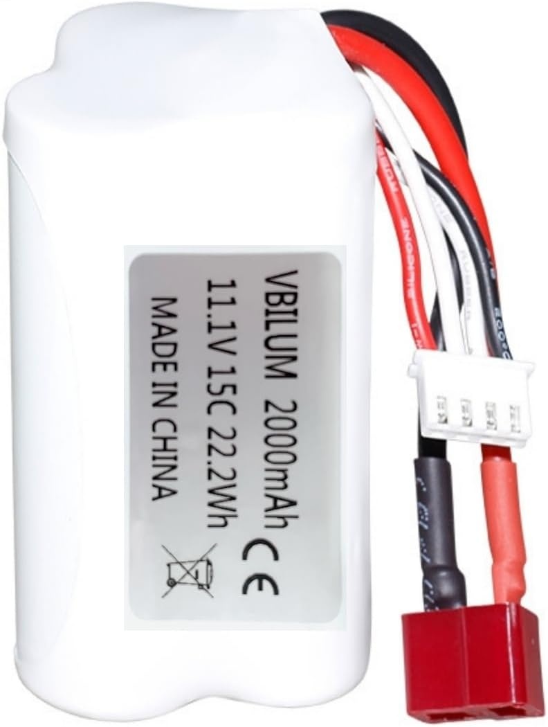 RC Boot Accu 11.1V 2000mAh 15C met T-stekker - 29% Korting