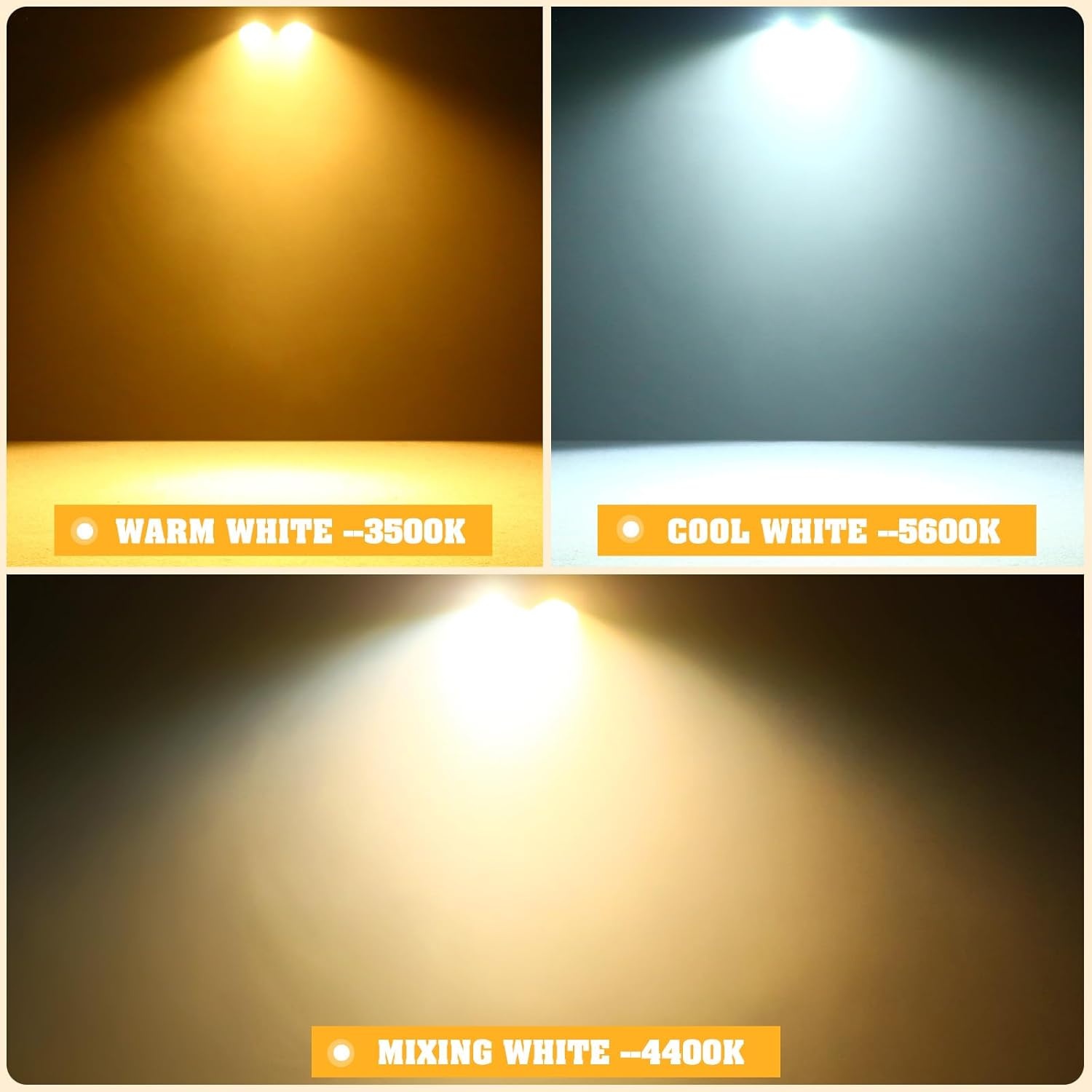 COB LED Par Lamp 200W DMX 8 Kanaals Warm/Koud Wit - 34% Korting!