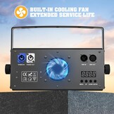 COB LED Par Lamp 200W DMX 8 Kanaals Warm/Koud Wit - 34% Korting!