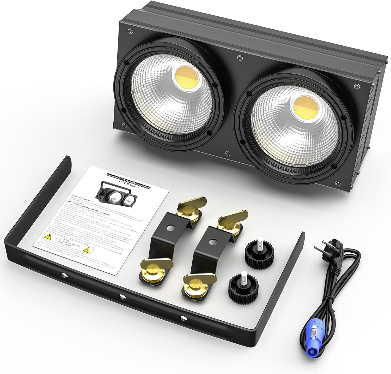 COB LED Par Lamp 200W DMX 8 Kanaals Warm/Koud Wit - 34% Korting!