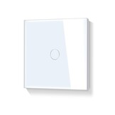 Inbouw Touch Wandschakelaar 1-voudig Wit Kristalglas 27% Korting