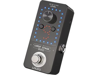 Gitaar Looper Pedaal met 9 Lussen & 40 Min Opname - 29% Korting!