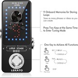Gitaar Looper Pedaal met 9 Lussen & 40 Min Opname - 29% Korting!