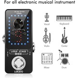 Gitaar Looper Pedaal met 9 Lussen & 40 Min Opname - 29% Korting!