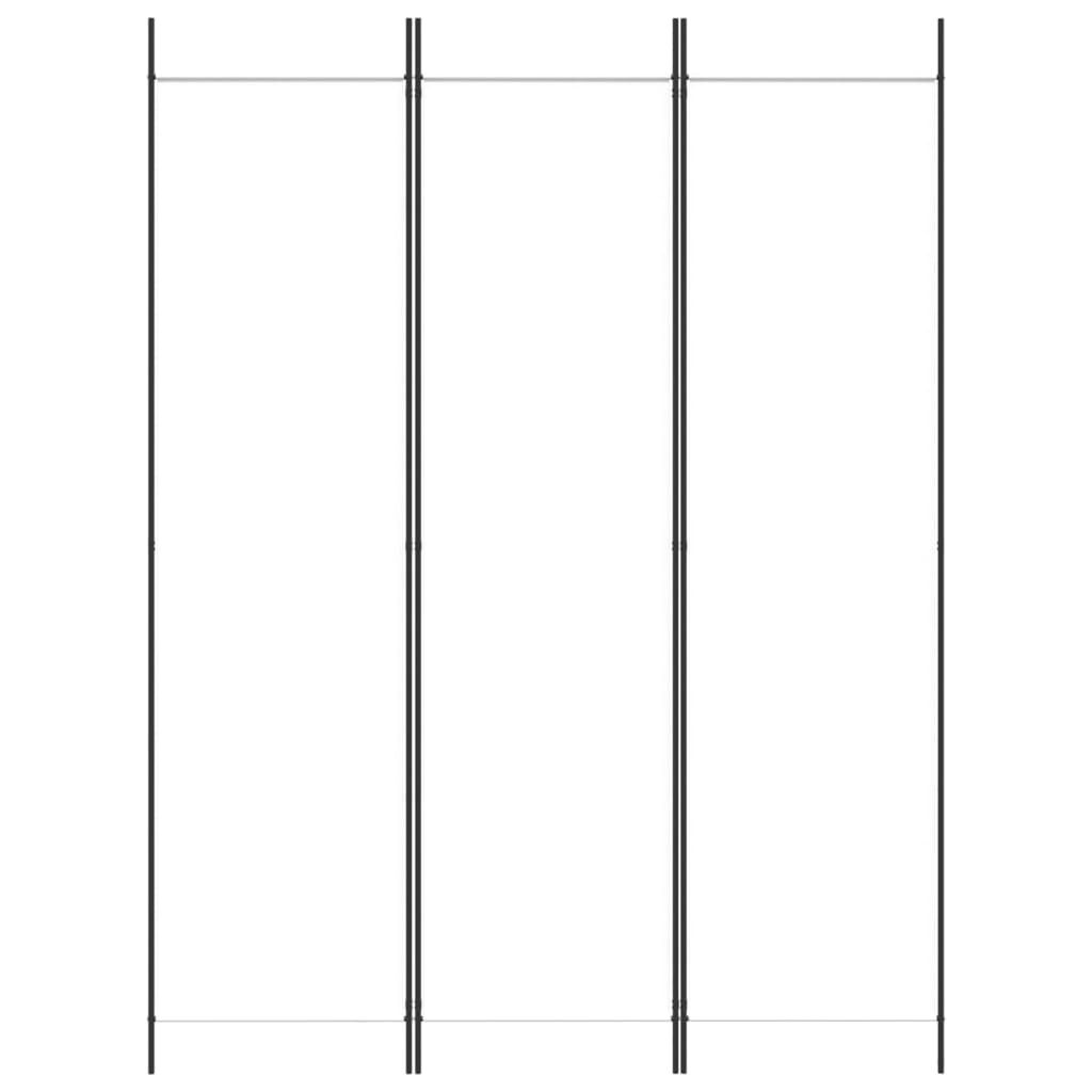 Kamerscherm met 3 panelen - Stof Wit - 150x200 cm - 33% Korting