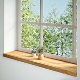 2x VidaXL Vensterbank Massief Eikenhout (34% Korting)