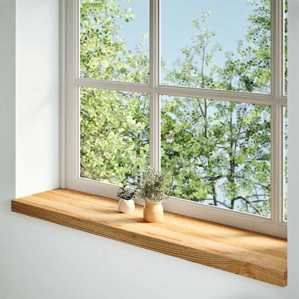 2x VidaXL Vensterbank Massief Eikenhout (34% Korting)