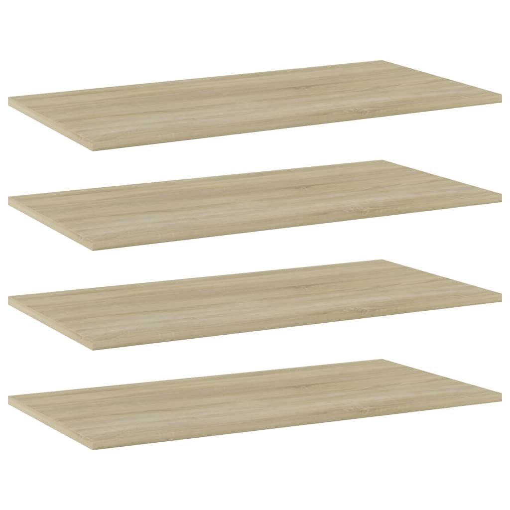 vidaXL Wandschappen Spaanplaat Sonoma Eiken 4 stuks - 33% Korting