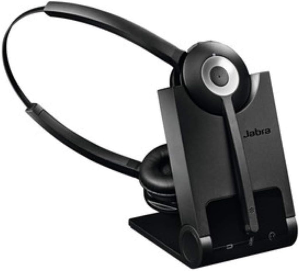 Draadloze DECT Headset Duo | HD Voice, 100m Bereik, Zwart