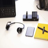 Draadloze DECT Headset Duo | HD Voice, 100m Bereik, Zwart
