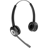 Draadloze DECT Headset Duo | HD Voice, 100m Bereik, Zwart