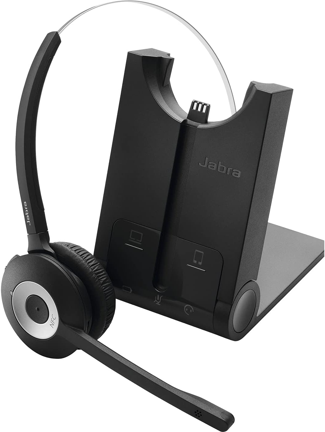 Draadloze DECT Headset Duo | HD Voice, 100m Bereik, Zwart