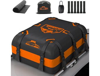 Opvouwbare Dakkoffer 566L Oranje - Waterdicht & Universeel