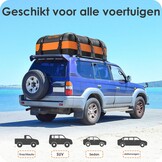 Opvouwbare Dakkoffer 566L Oranje - Waterdicht & Universeel