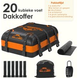 Opvouwbare Dakkoffer 566L Oranje - Waterdicht & Universeel