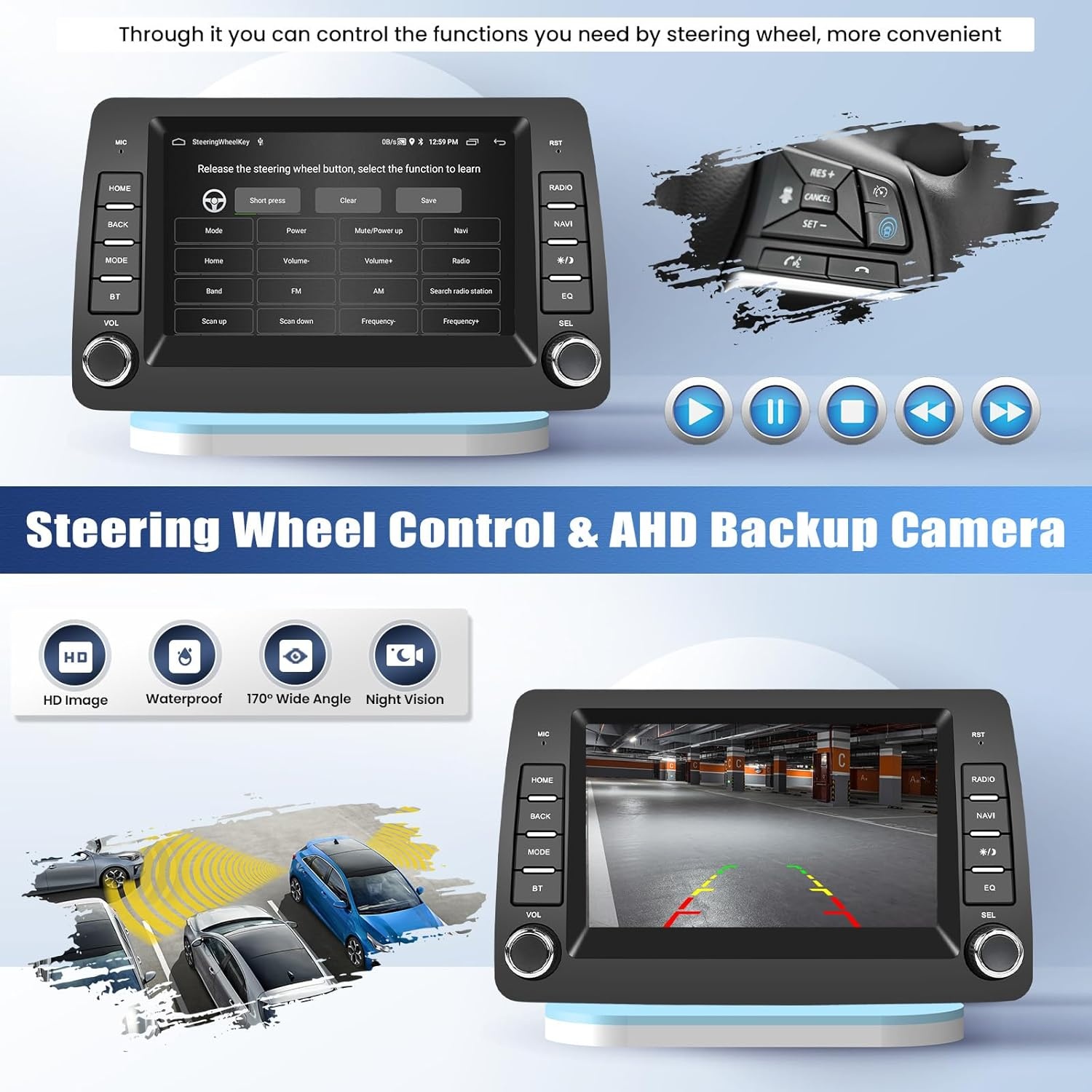 Android Autoradio Fiat Panda (2002-2012) - 7" Touchscreen - 37% Korting