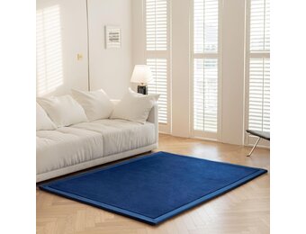 Donkerblauw Kindertapijt 200x300cm - Superzacht Fluweel met Korting